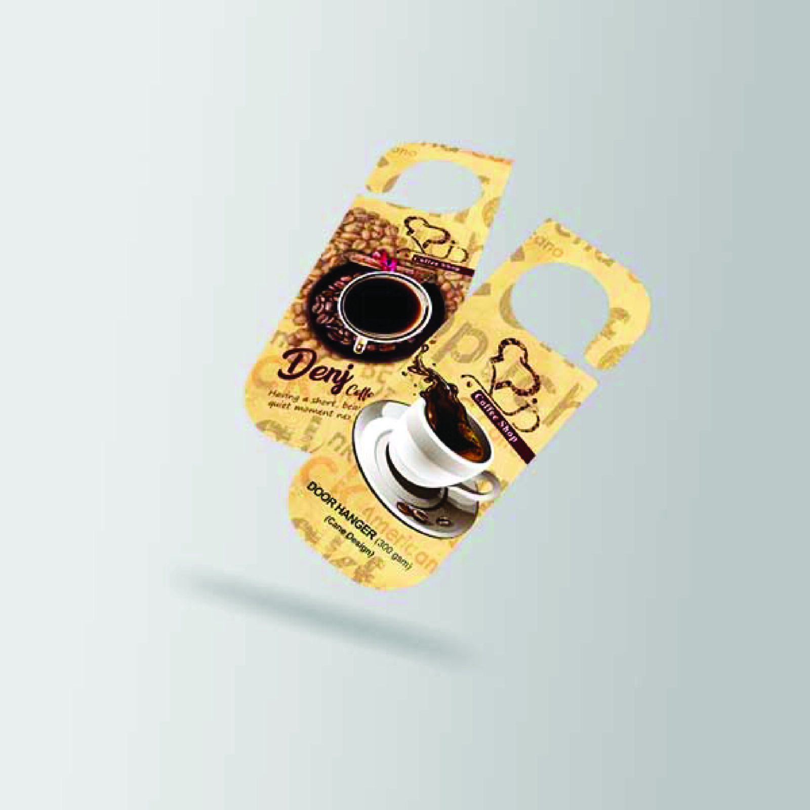 custom printed door hanger by Blue Oasis Gifts Sharjah UAE