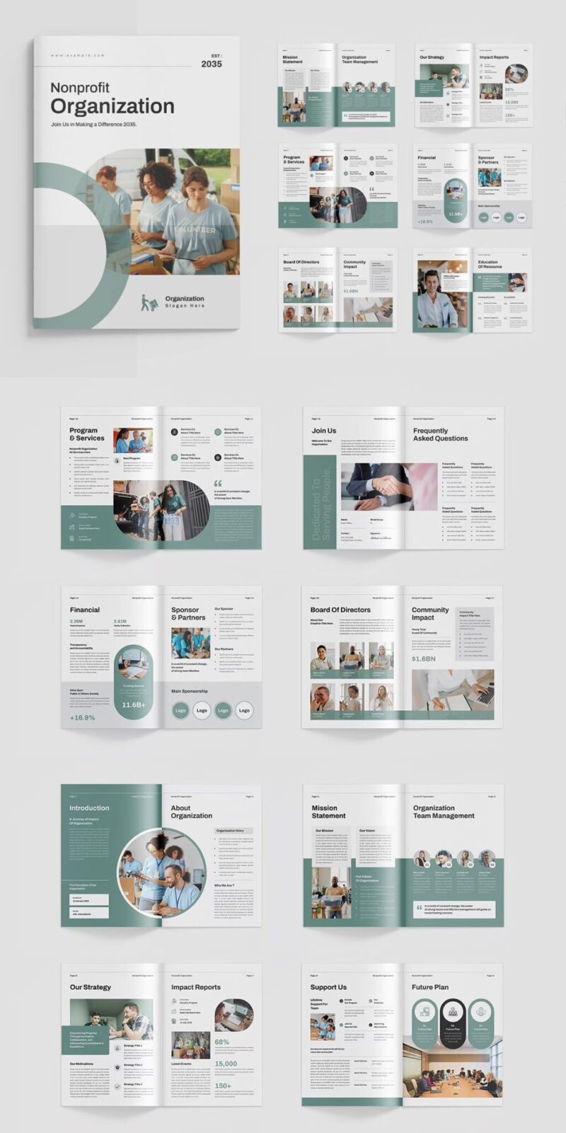 A4 brochure and company profile printing sample in Sharjah by Blue Oasis Printing