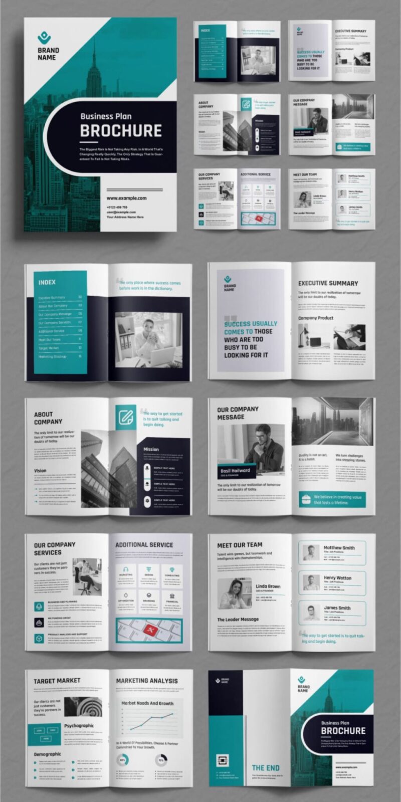 Full colour brochure printing sample for UAE businesses