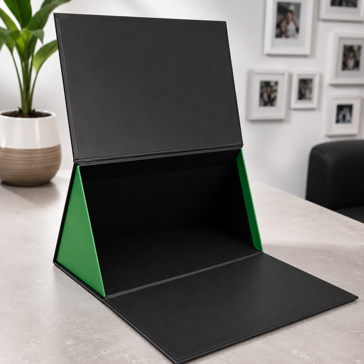 Blue Oasis premium custom hard-case rigid box sample 2 in UAE