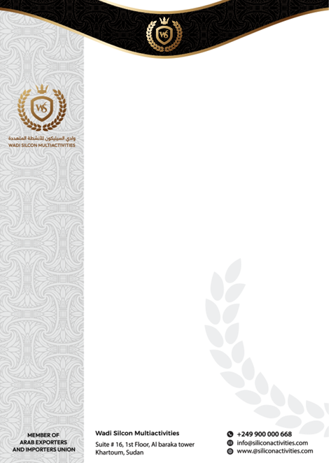 Real gold foiling on a premium printed letterhead