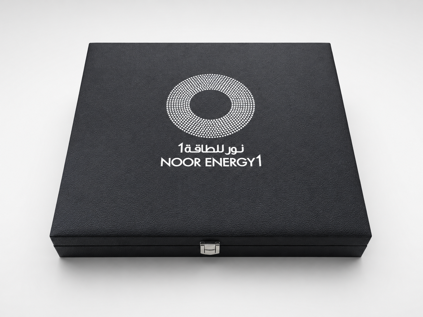 Blue Oasis custom leather-look PU presentation box sample 1 in UAE
