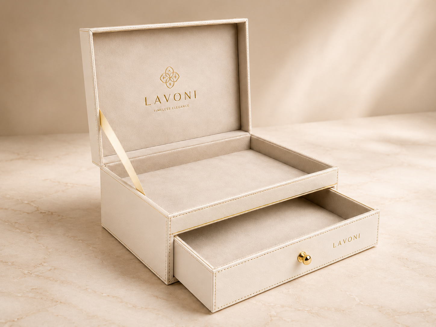 Blue Oasis custom leather-look PU presentation box sample 25 in UAE