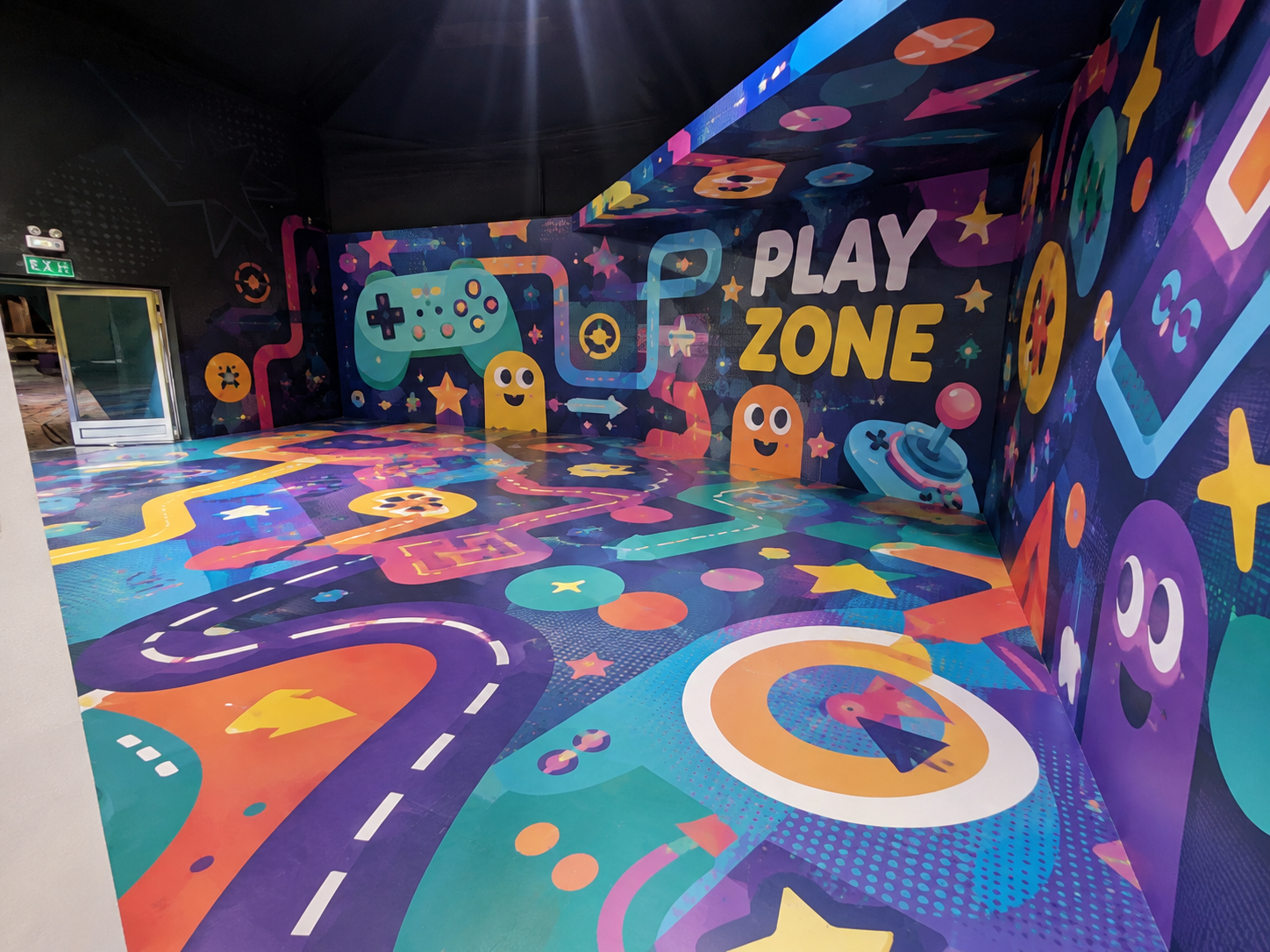 Play zone floor graphics