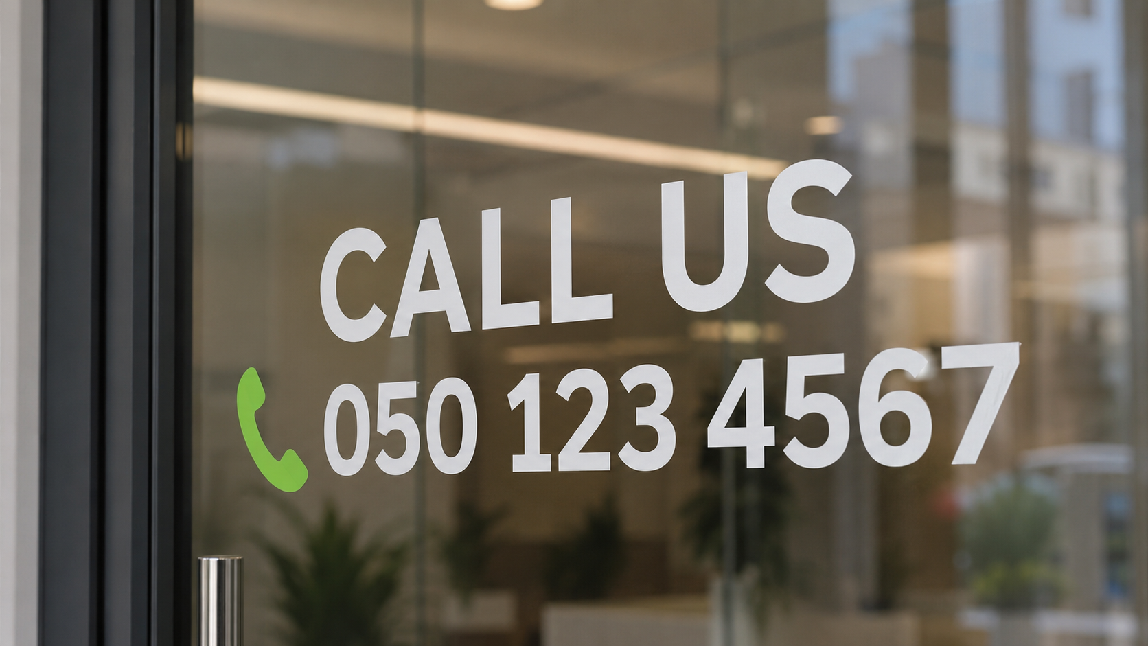 Wall quote vinyl lettering
