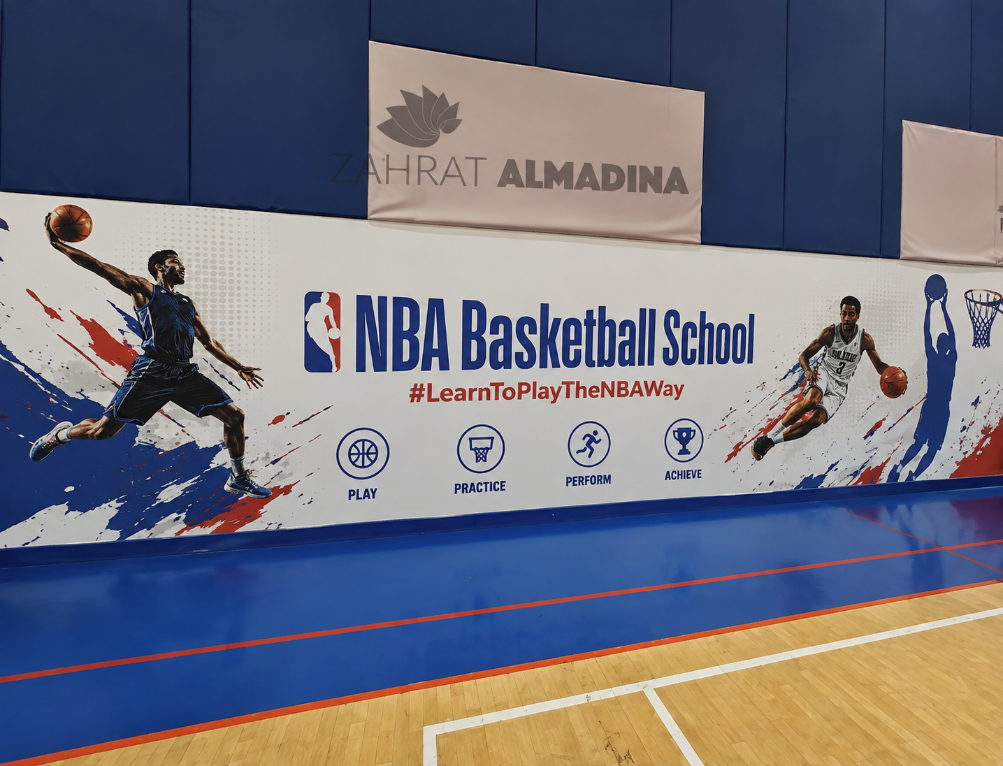 wall stickers wall branding dubai Sports Wall Branding Project