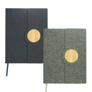 A5 RPET Notebooks with Bamboo & Magnetic Closure — product photo 1