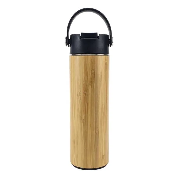 Bamboo Flask with Tea Infuser — product photo 1