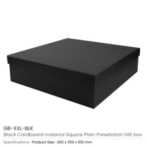 Black Plain Gift Box Size XXL Cardboard Material — related custom branded product in UAE