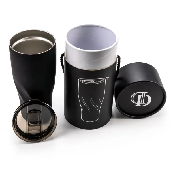 Dorniel Designs Tumblers, Transparent Lid, Recycled Stainless Steel, 540ml — product photo 1