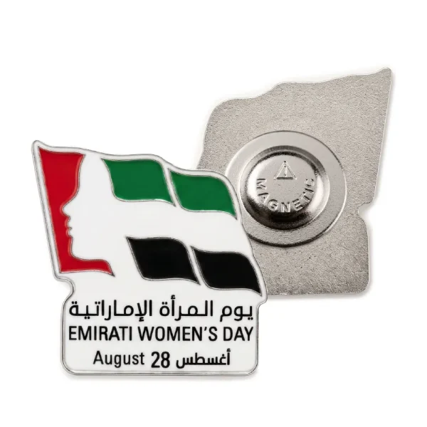 Emirati Women’s Day Badges in Metal with Magnet Attachment — product photo 1