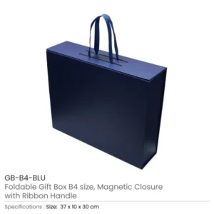 Foldable Gift Box with Magnetic Closure & Ribbon Handle — related custom branded product in UAE