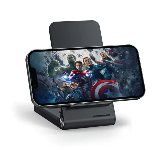 Foldable Wireless Charging Station 15W & Light-up Logo — product photo 1