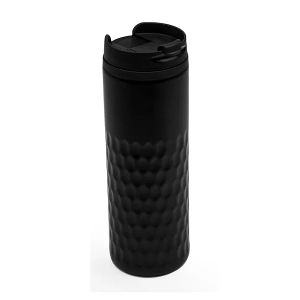 Honeycomb Design SS Bottles, Double Wall with PP Interior 420ml — product photo 1