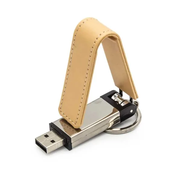 Leather Keychain USB — product photo 1