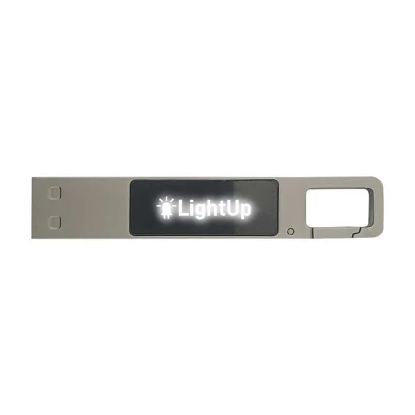 Light-Up Logo USB with Snap Hook 16GB — product photo 1