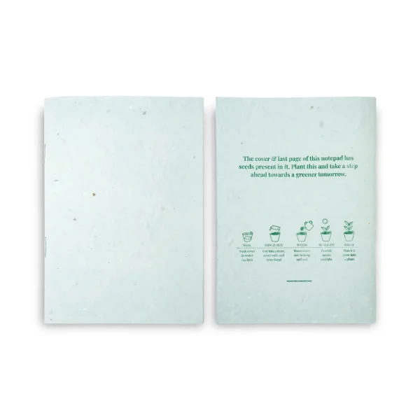 Plantable Notepads B6 with Wild Flower Seeds Covers — product photo 1
