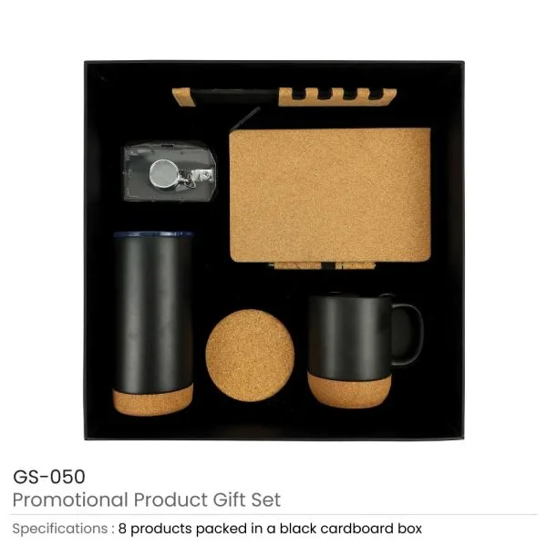 Promotional Gift Sets with Black Cardboard Gift Box — product photo 1