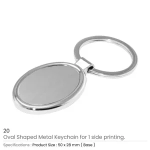 Promotional Oval Metal Keychains — related custom branded product in UAE