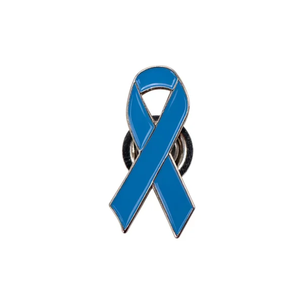 Prostate Cancer Awareness Logo Metal Badges with Magnet Attachment — product photo 1