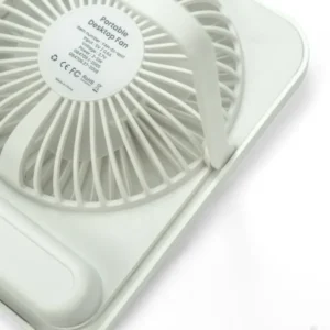 Rechargeable Table-Top Fan with Rotating Desk Stand, Portable, Type-C — related custom branded product in UAE