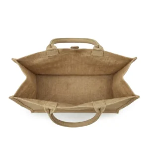 Reusable Jute Shopping Bags with Button Closure for Secure Carrying — related custom branded product in UAE