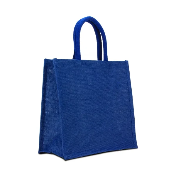 Reusable Square Jute Bags with Cotton Handles — product photo 1