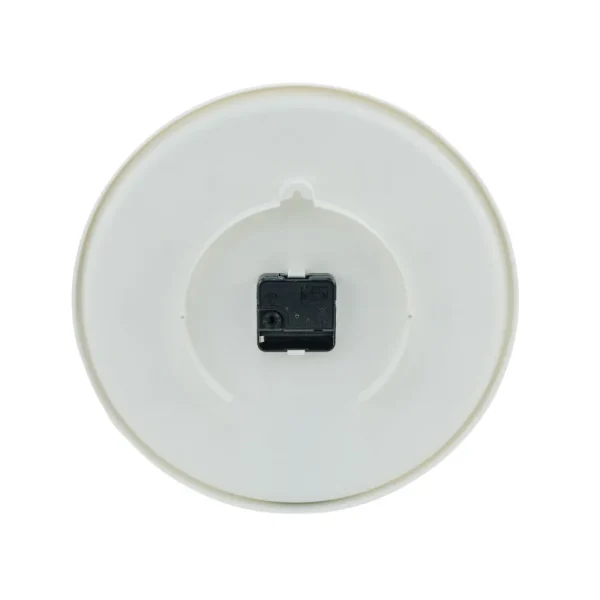 Round Analog Wall Clock in Matte Finish White Color — product photo 1