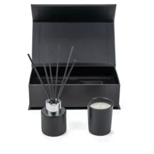 Scented Candle and Aroma Reed Diffuser with 6 Pcs Sticks Gift Sets — related custom branded product in UAE