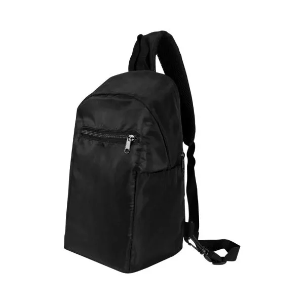 Sling Crossbody Bags In Black Nylon Material — product photo 1