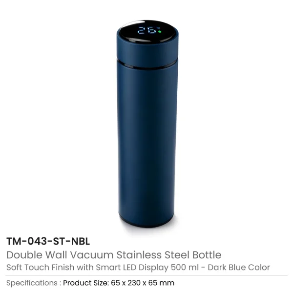 Double Wall Bottles with Temperature Display 500ml — product photo 1