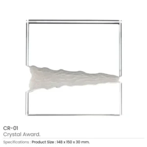 Square Crystal Awards in Fiber Hardboard Box — related custom branded product in UAE