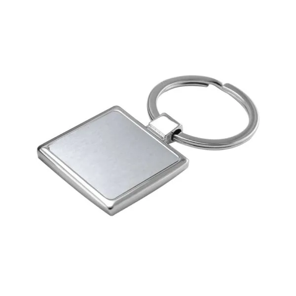 Square Metal Keychains — product photo 1