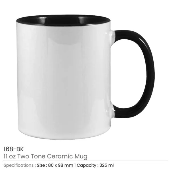 Two Tone Ceramic Mugs — product photo 1