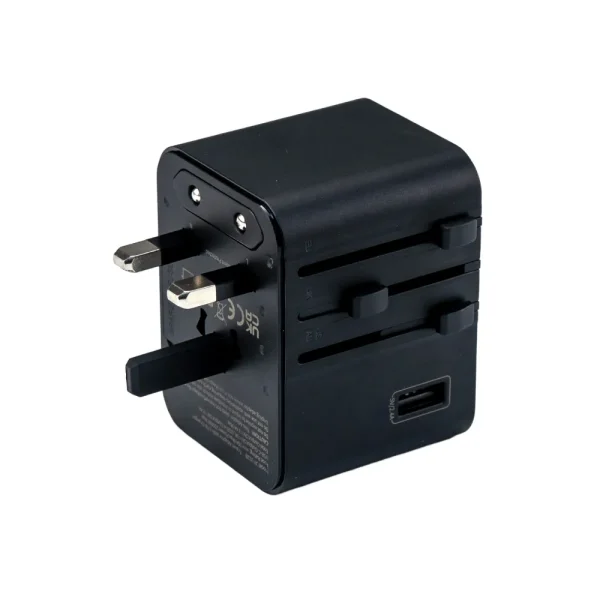 Universal Travel Adaptors, 17W, 2Type C+2USB+AC Port — product photo 1
