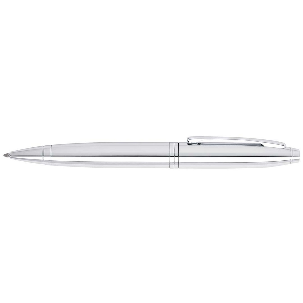 Thumbnail of Cross Calais polished chrome ballpoint pen side profile