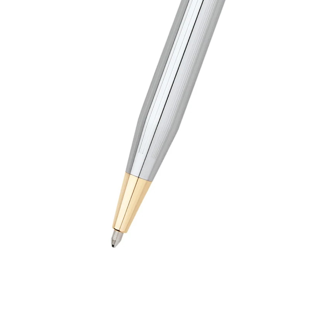Cross Classic Century Medalist blue ink ballpoint tip close-up
