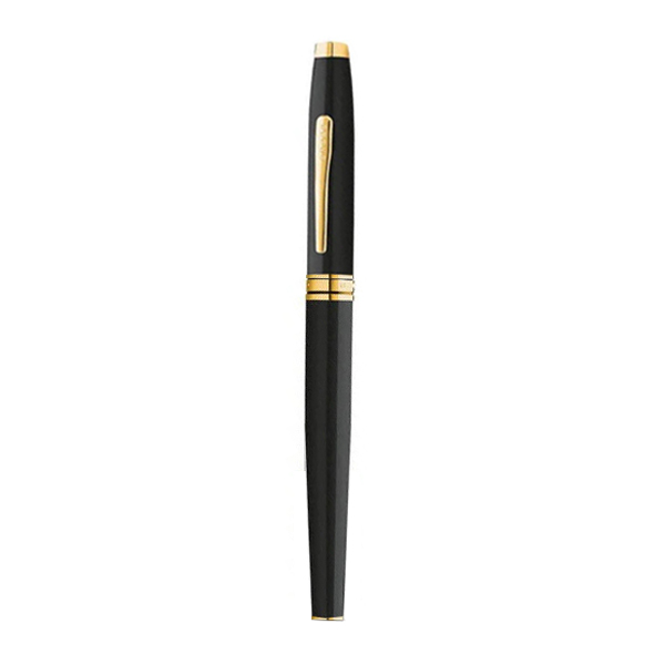 Thumbnail of capped Cross Coventry black gold rollerball pen