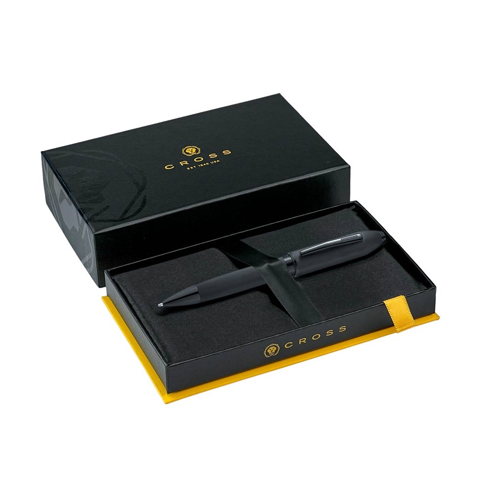 Cross Peerless black PVD ballpoint pen gift box