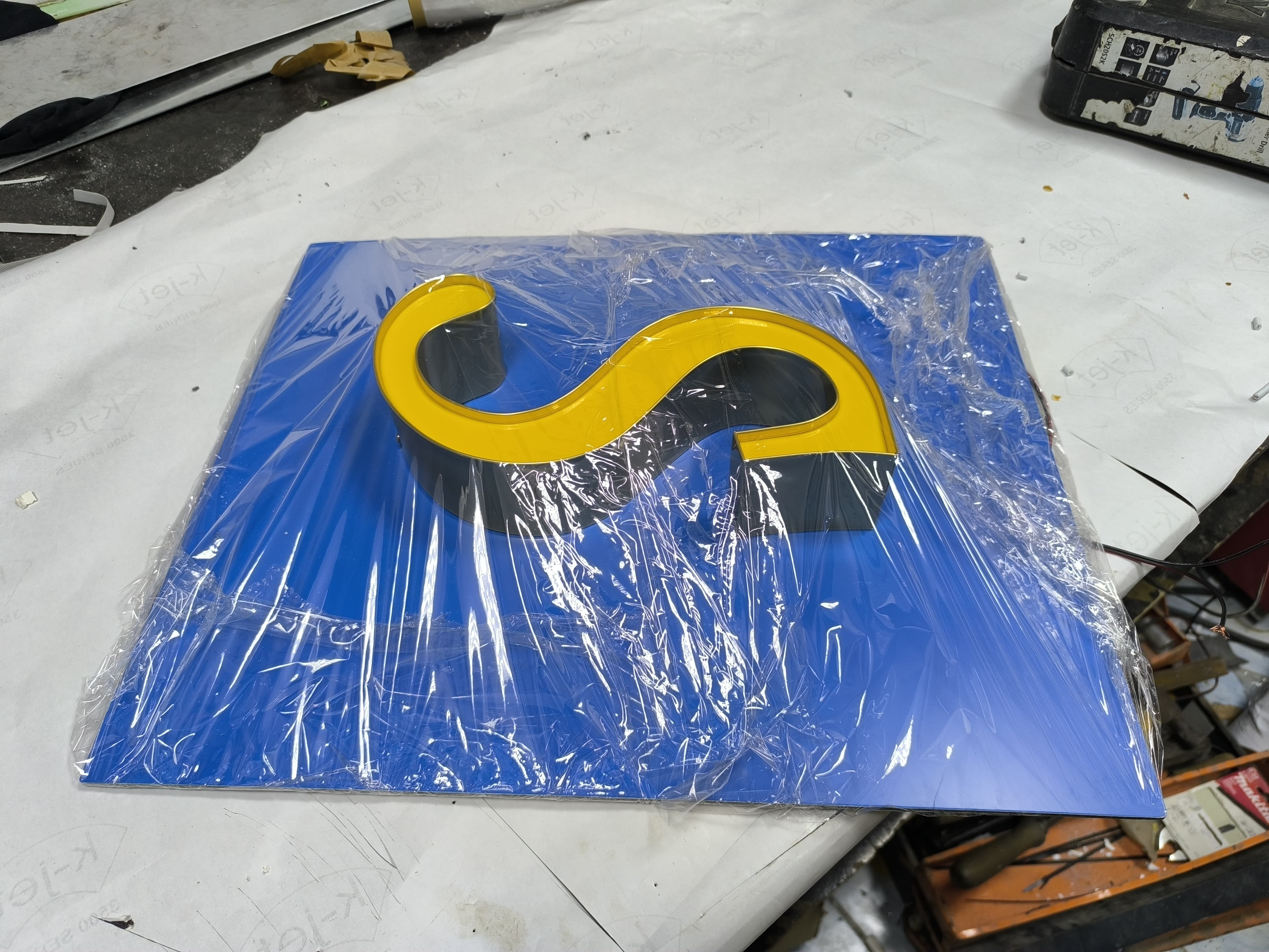 Custom 3D logo signage fabrication