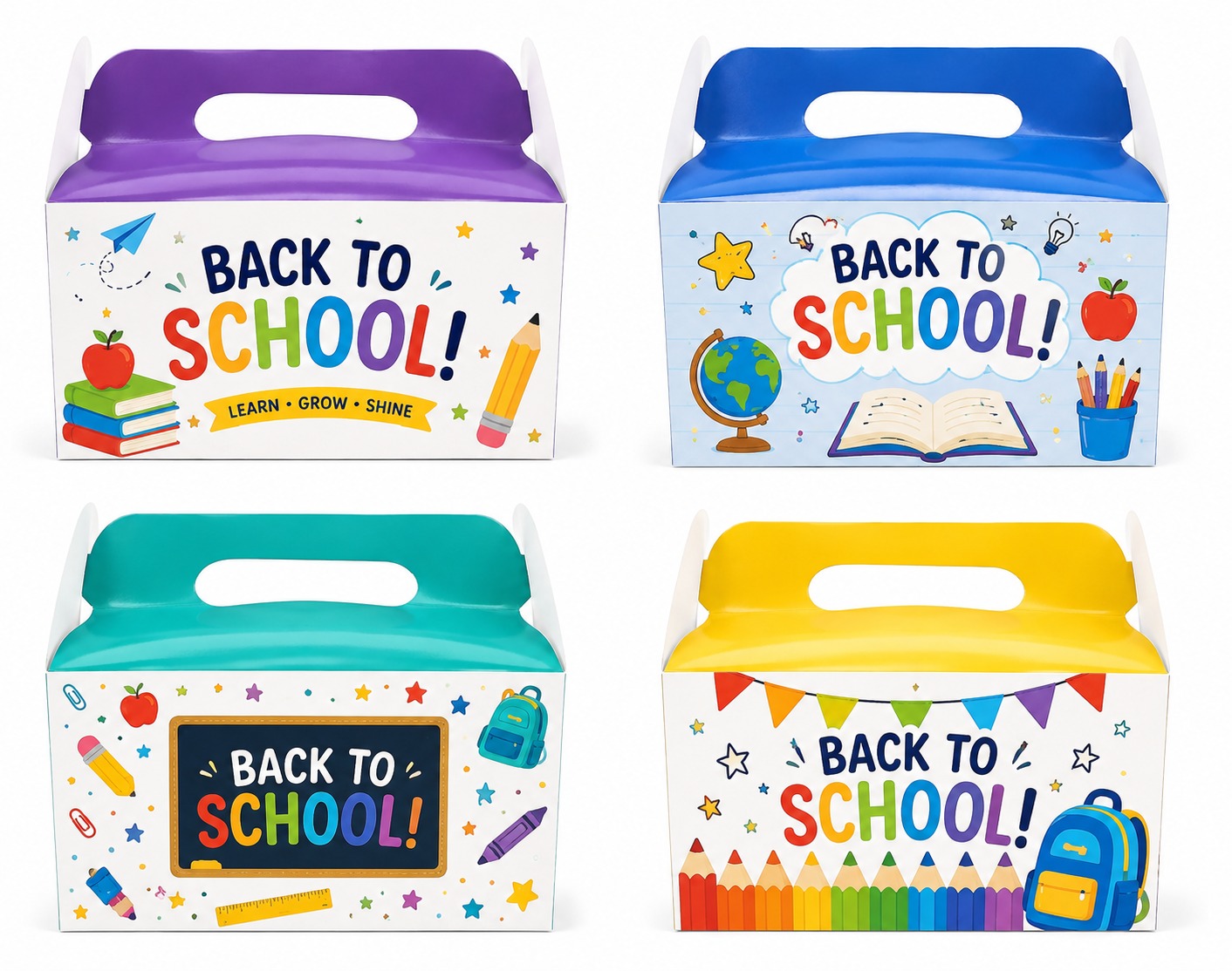 Back to School custom gable box mockup reference supplied by the customer