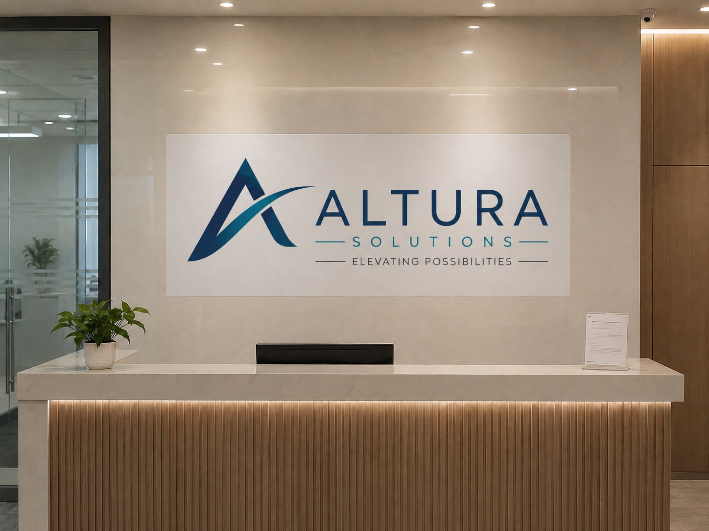 reception logo branding dubai Custom reception logo branding in Dubai and Sharjah