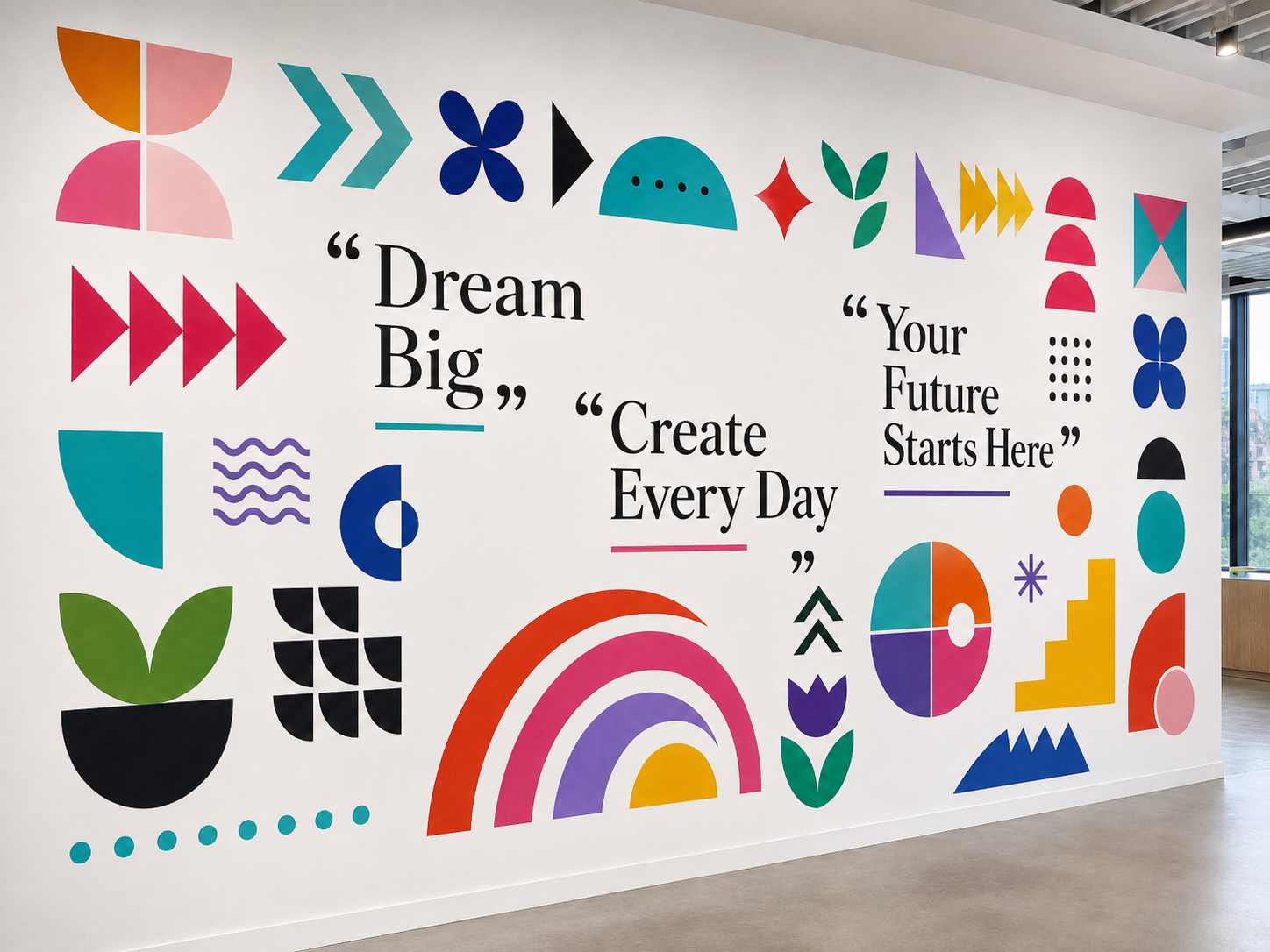 Custom office wall stickers
