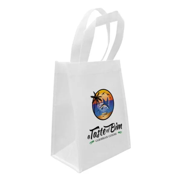 A5 White Non Woven Bags — product photo 1
