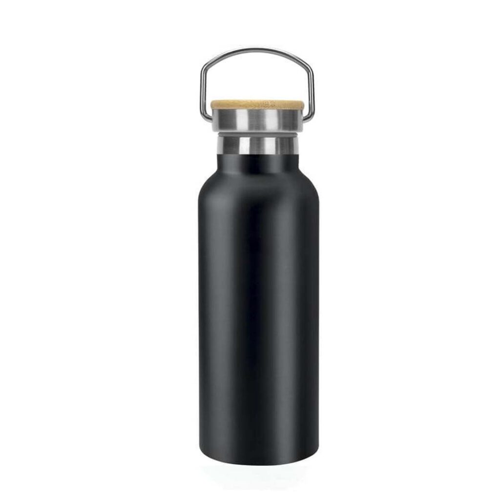 ALMERIA - Giftology Double Wall Stainless Steel Bottle 500ml - Black — product photo 1