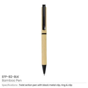 Bamboo Ball Pens, Twist Action, Blue Color Ink — related custom branded product in UAE
