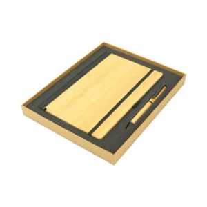 Bamboo Journal Set with A5 Size Notebook and Pen — related custom branded product in UAE