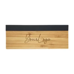 Bamboo Pen Box with Velvet Interior — related custom branded product in UAE