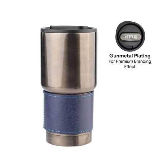 BOLIN - Hans Larsen Insulated Tumbler with Grip Sleeve 530ml - Blue — product photo 1