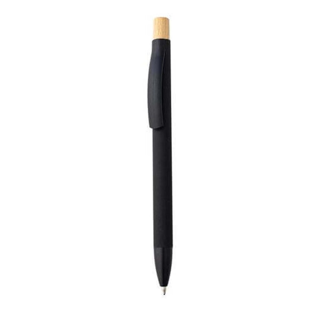 BOLT - Aluminium Push Action Ballpen - Black — product photo 1